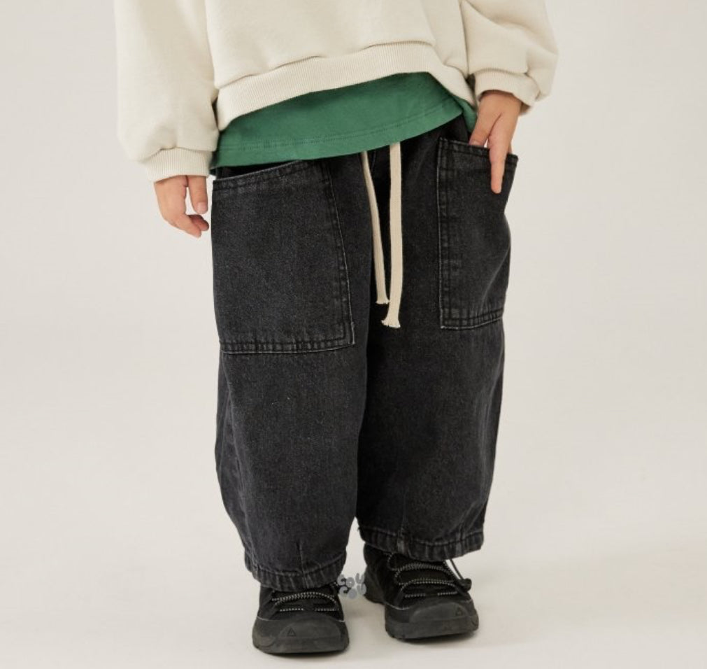 Preorder Balloon Pocket Denim Pants