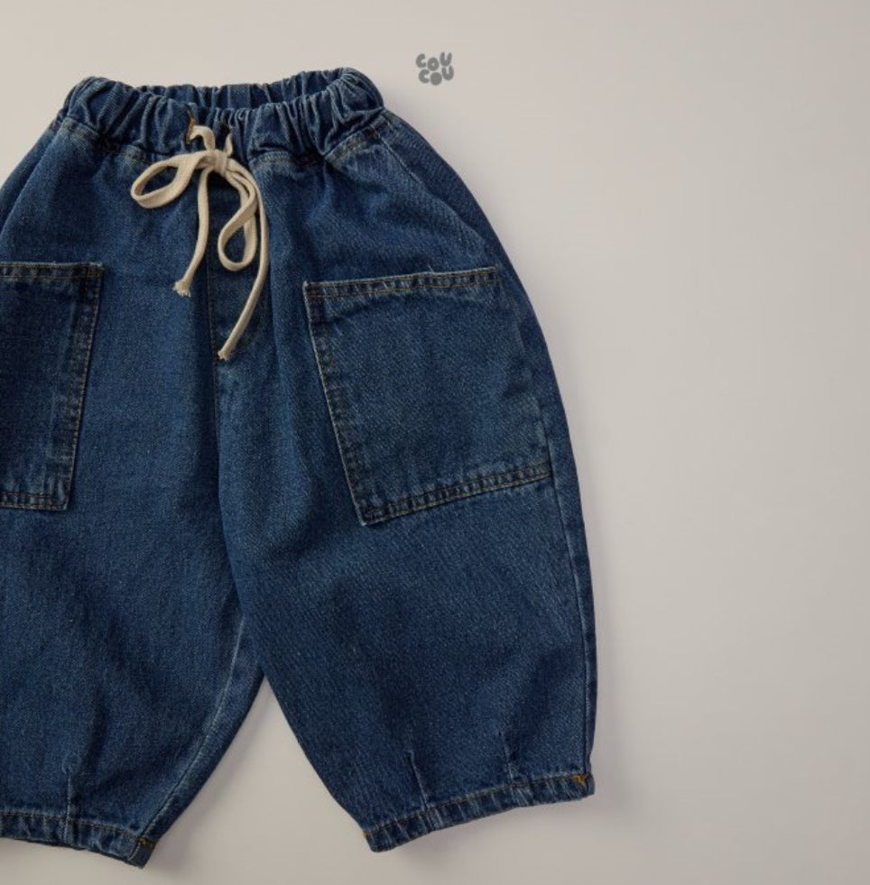 Preorder Balloon Pocket Denim Pants