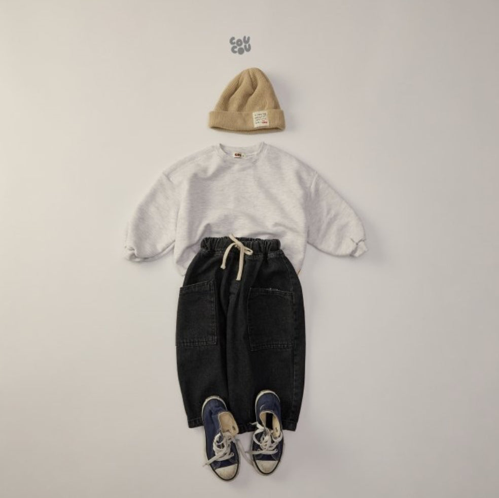 Preorder Balloon Pocket Denim Pants