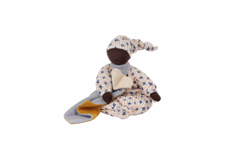 Stoffpuppe Blumenfreunde
