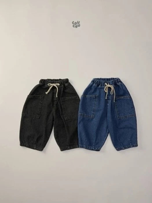 Preorder Balloon Pocket Denim Pants