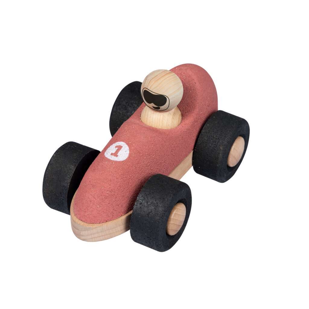 E-Cork Racer, red - Schiebefahrzeug