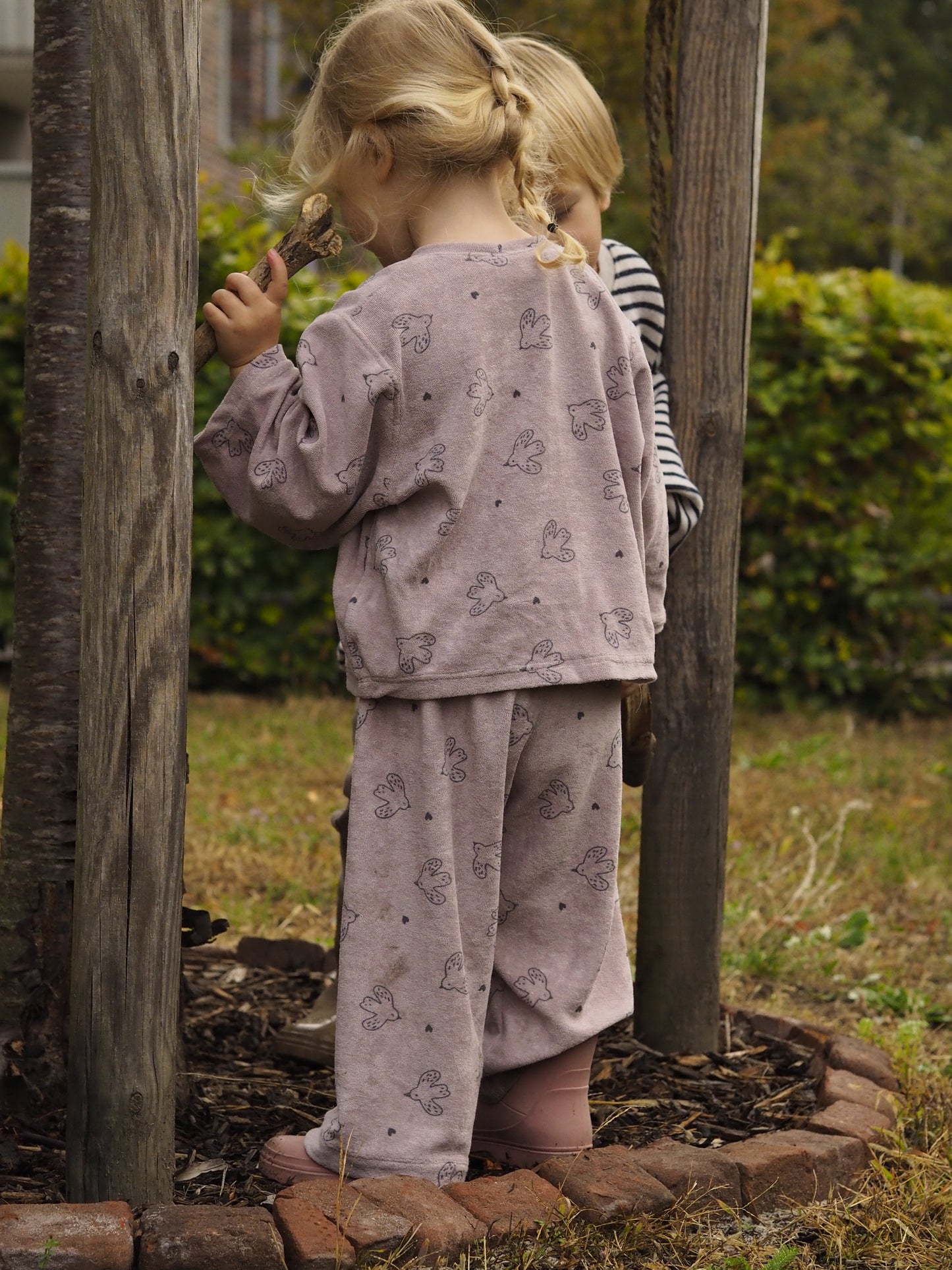 lovely bird terry set