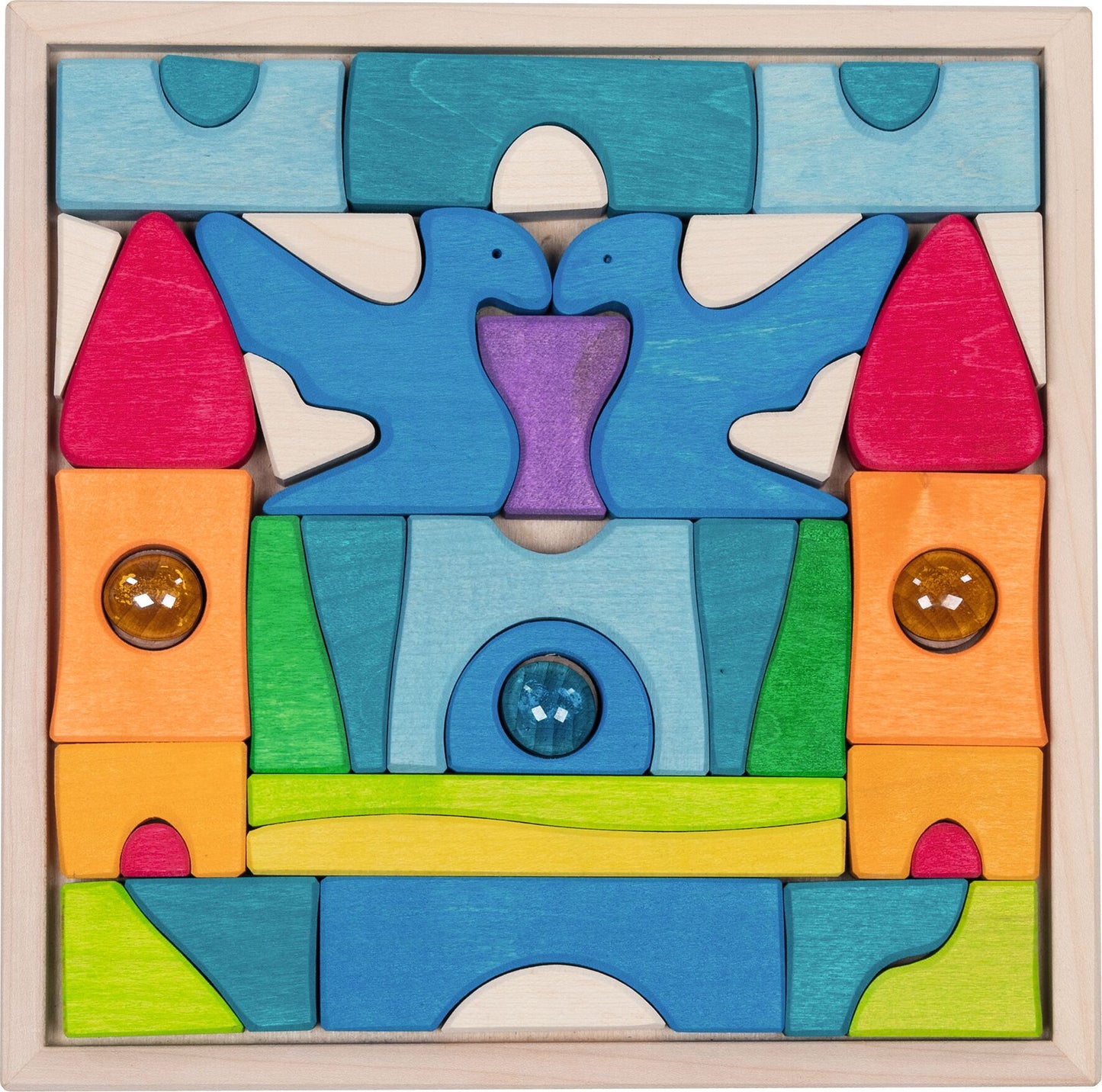 Schlossbaupuzzle Burg Funkelstein
