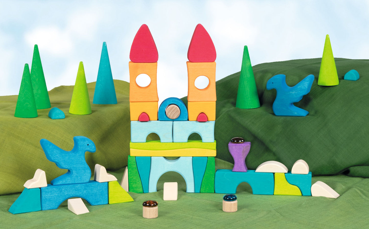 Schlossbaupuzzle Burg Funkelstein