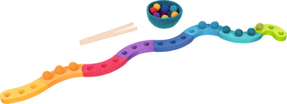 Farbsortierspiel und Adventsspirale