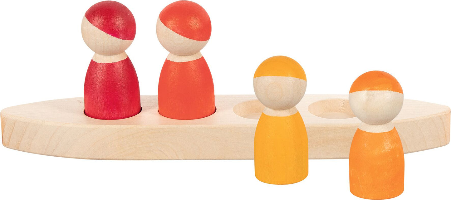 Figuren im Boot