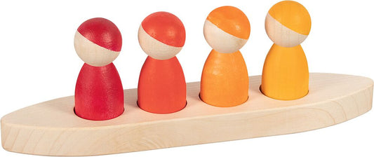 Figuren im Boot