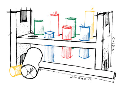 Klopfbank Regenbogen