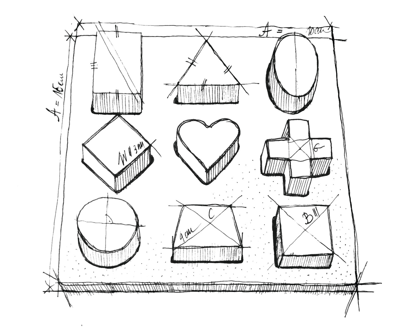 Natur Formen Sortierpuzzle