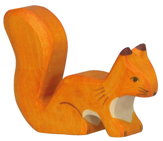Eichhörnchen stehend orange