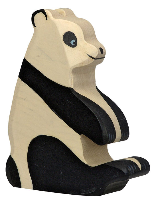 Pandabär sitzend