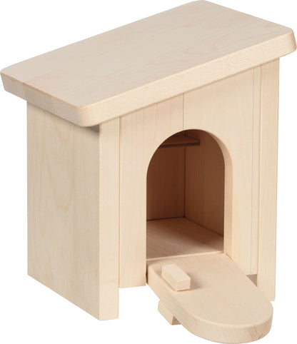 Kleiner Stall, montiert