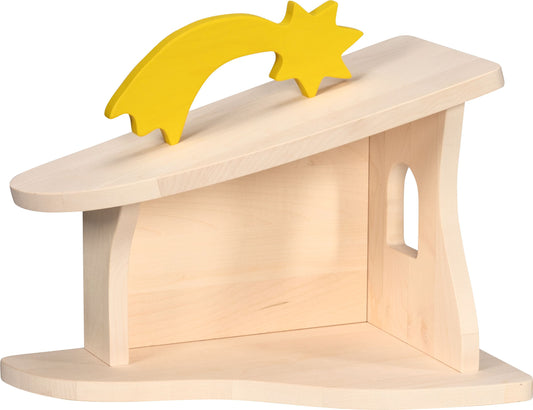 Stall, Krippe, montiert
