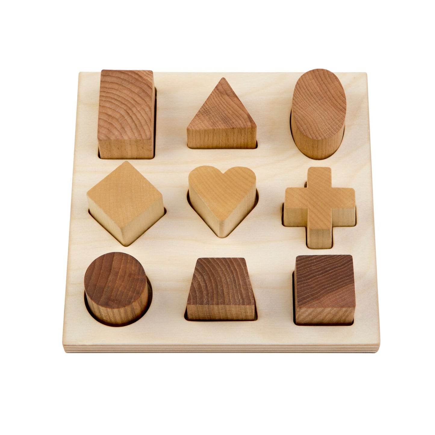 Natur Formen Sortierpuzzle