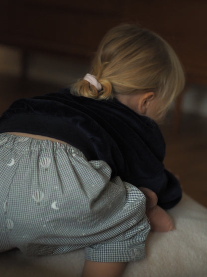 Kinderhose „Mond & Ballon“ aus Seersucker