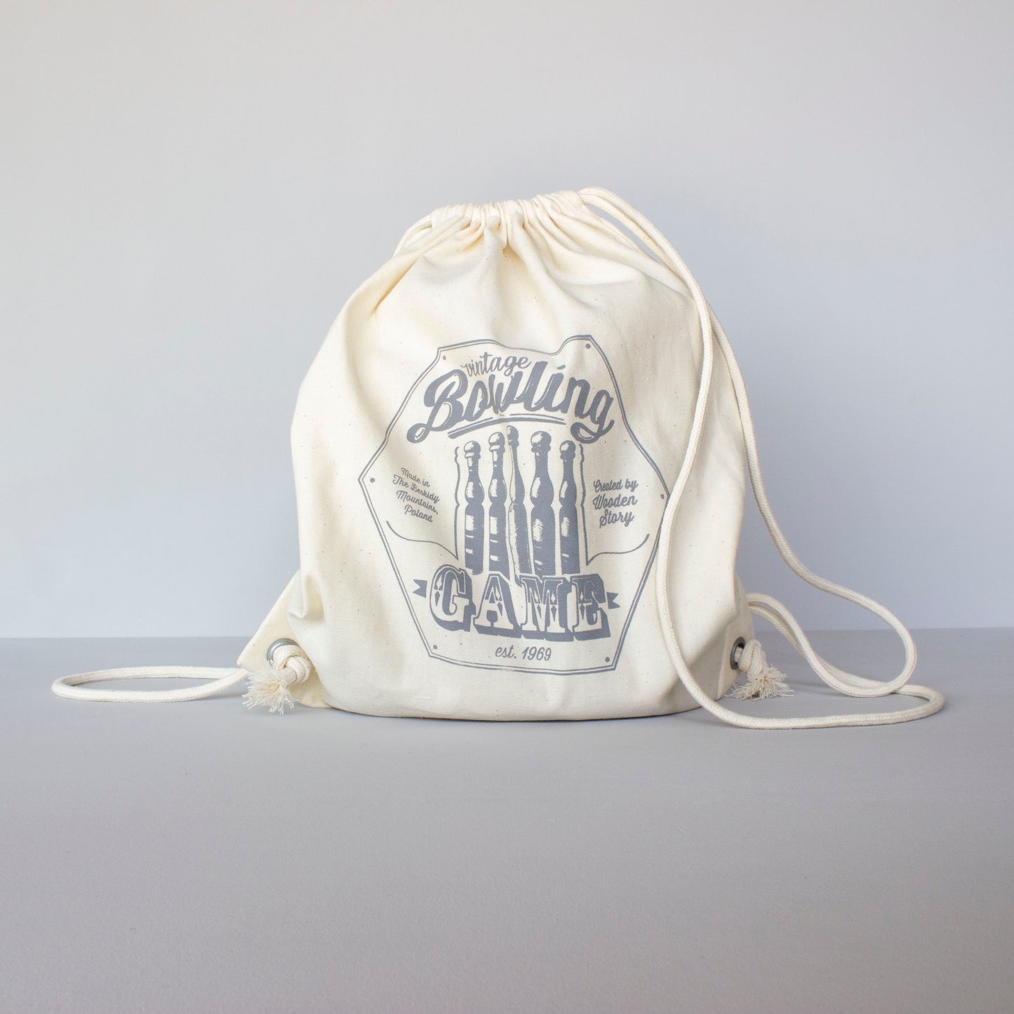 Natürliches Bowlingset