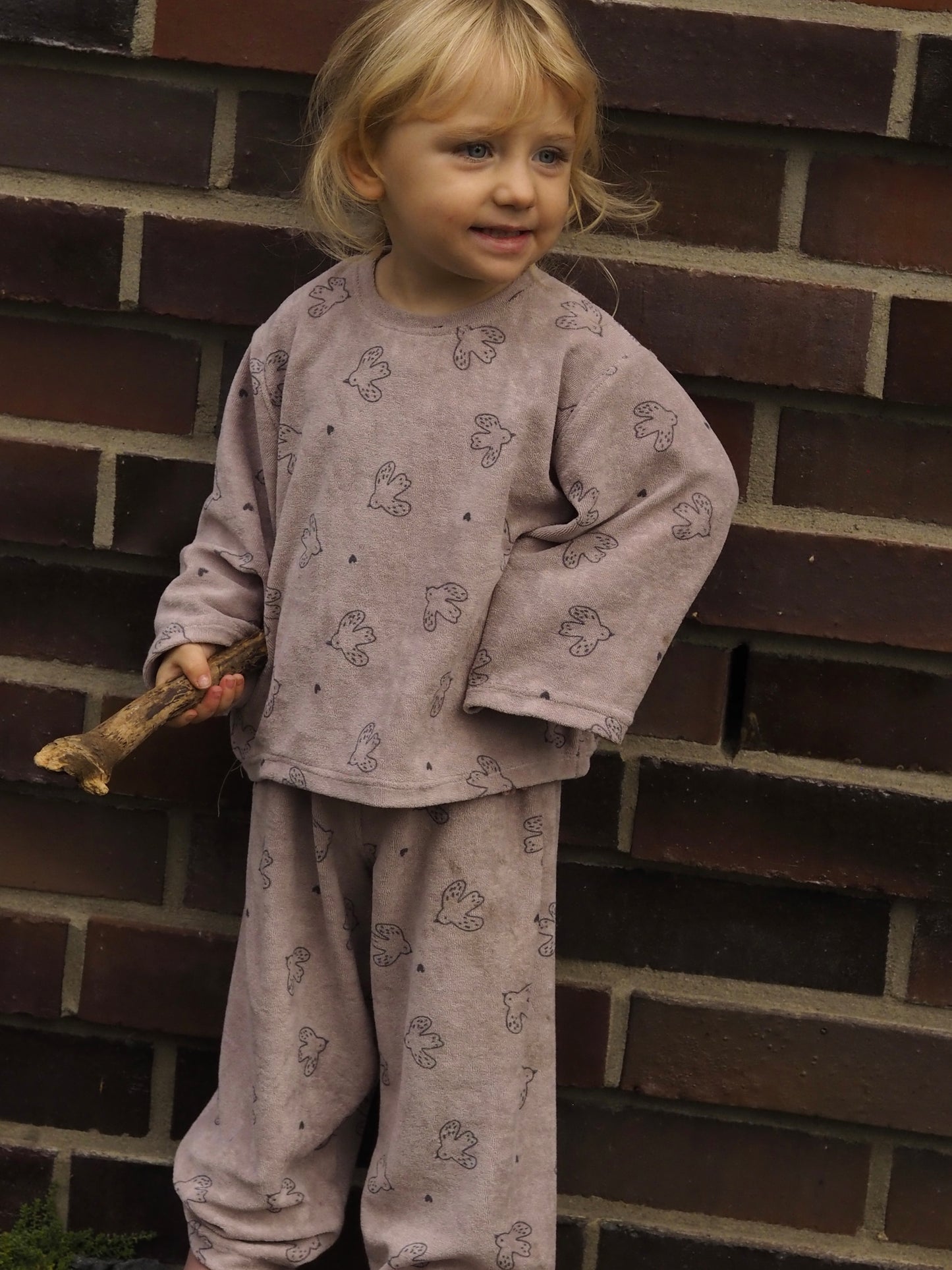 lovely bird terry set