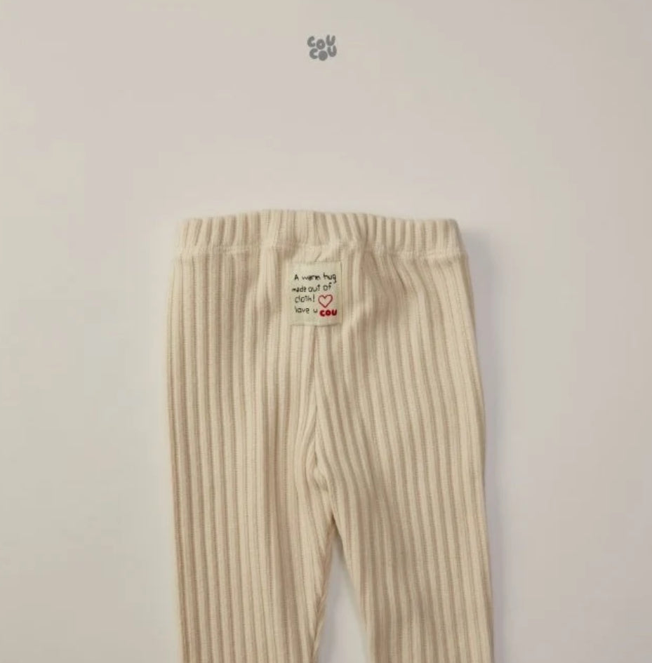 Preorder Knit Rinbed Leggings