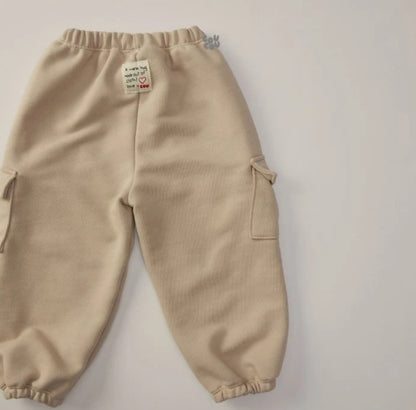 Preorder cotton cargo jogger pants