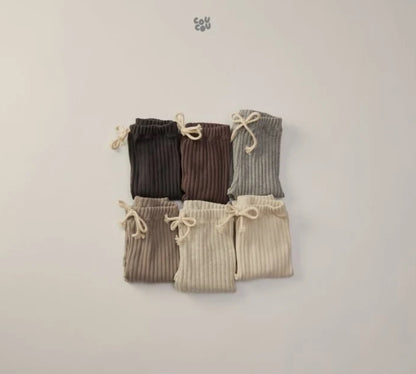 Preorder Knit Rinbed Leggings