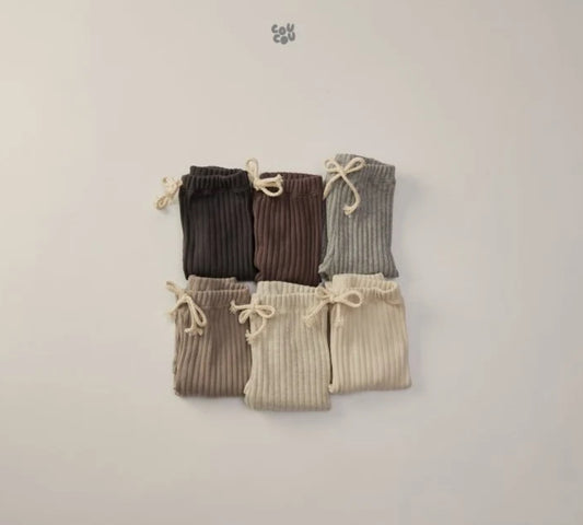 Preorder Knit Rinbed Leggings