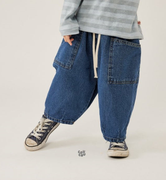 Preorder Balloon Pocket Denim Pants