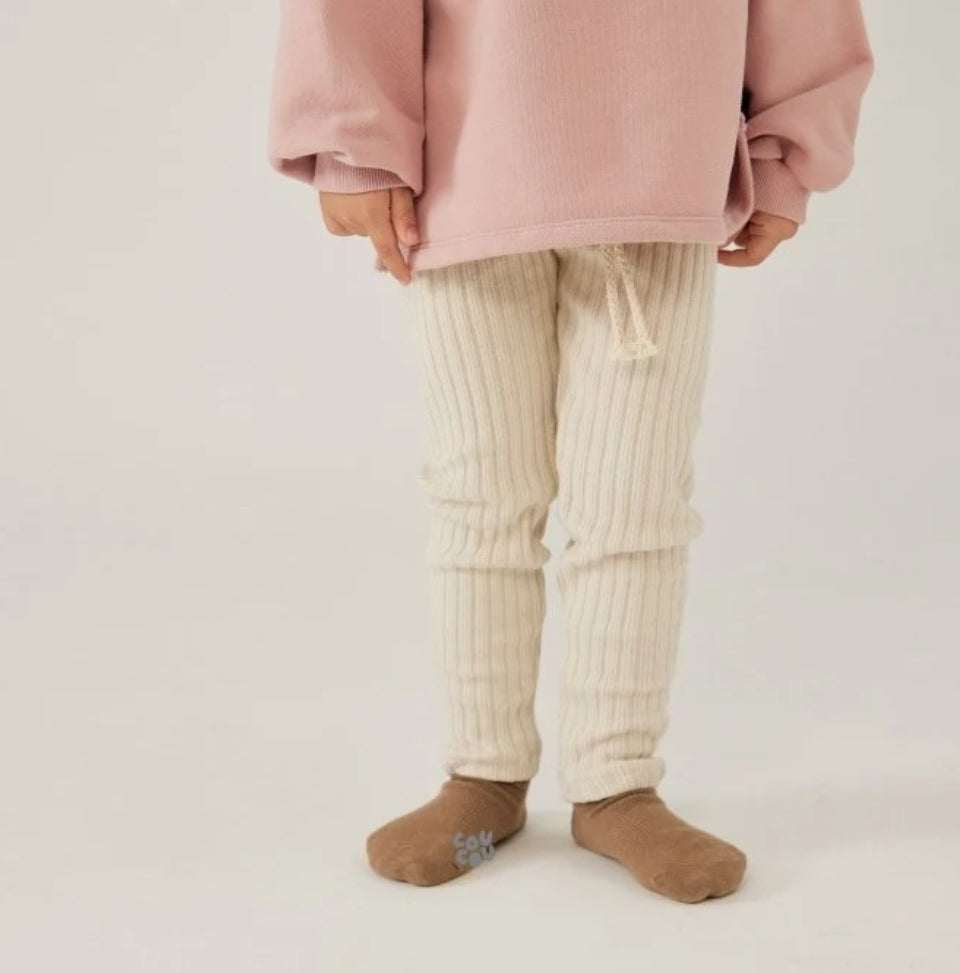 Preorder Knit Rinbed Leggings