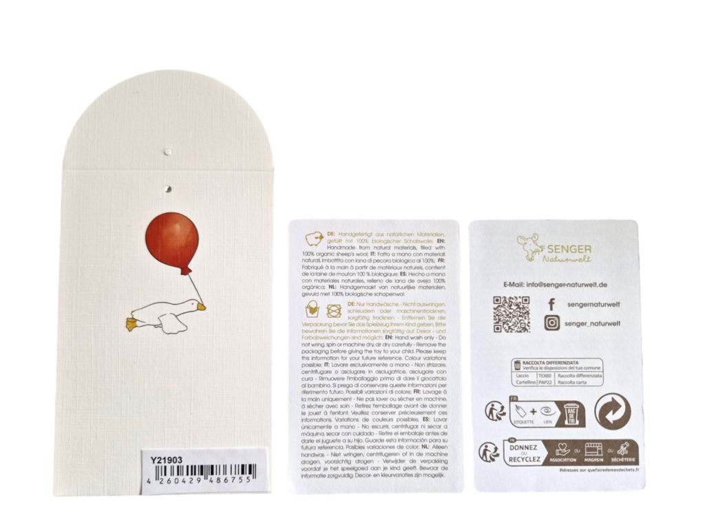 Puppe Baby Hase, weiß