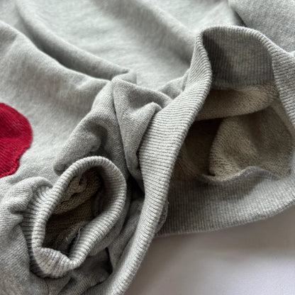 sweater heart patch