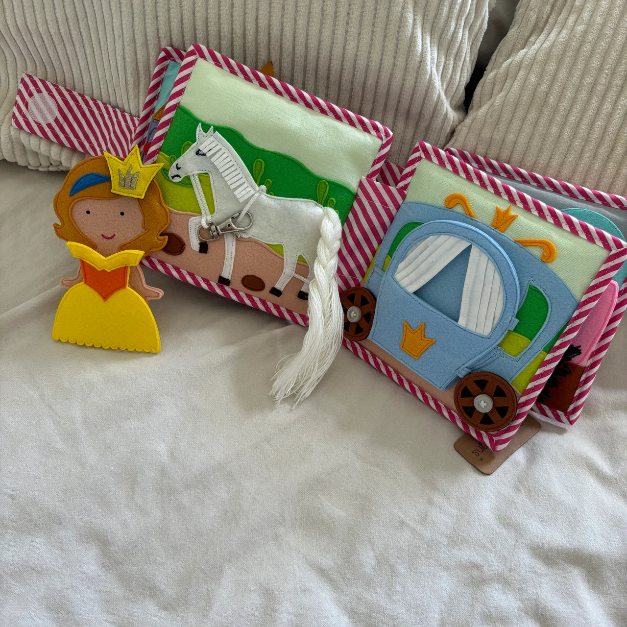 quiet book mini- kleine prinzessin