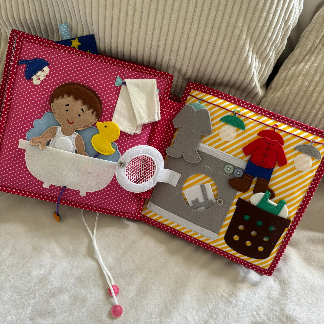 hey du! 6 seiten quiet book